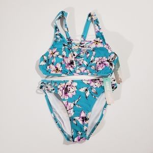 Sandcastle Tropical Paradise Bikini Set NWT